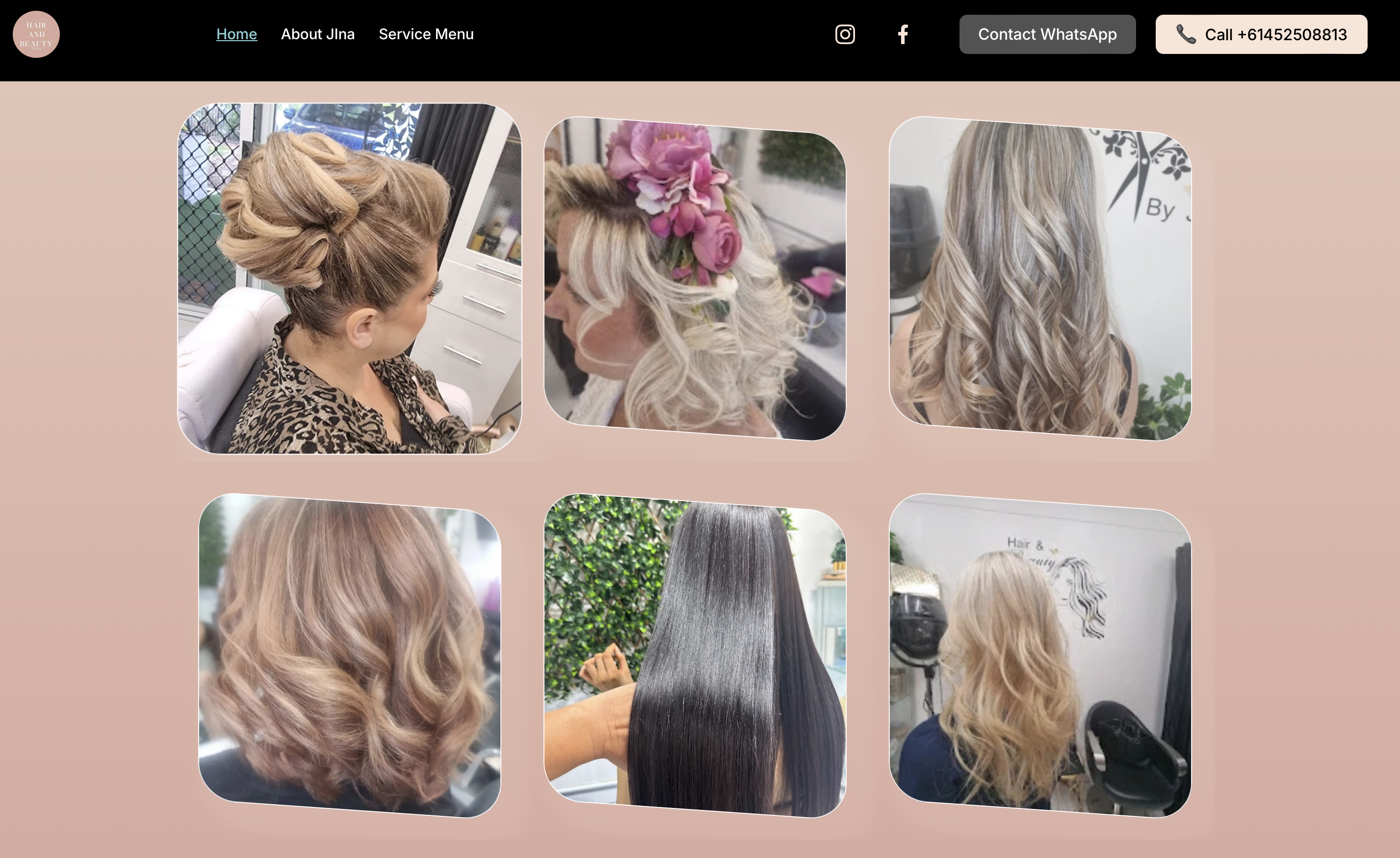 Hair & Beauty by Jina Logo